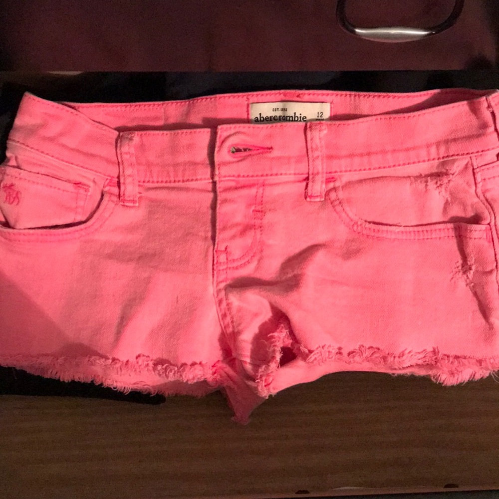 Hot pink Abercrombie shorts